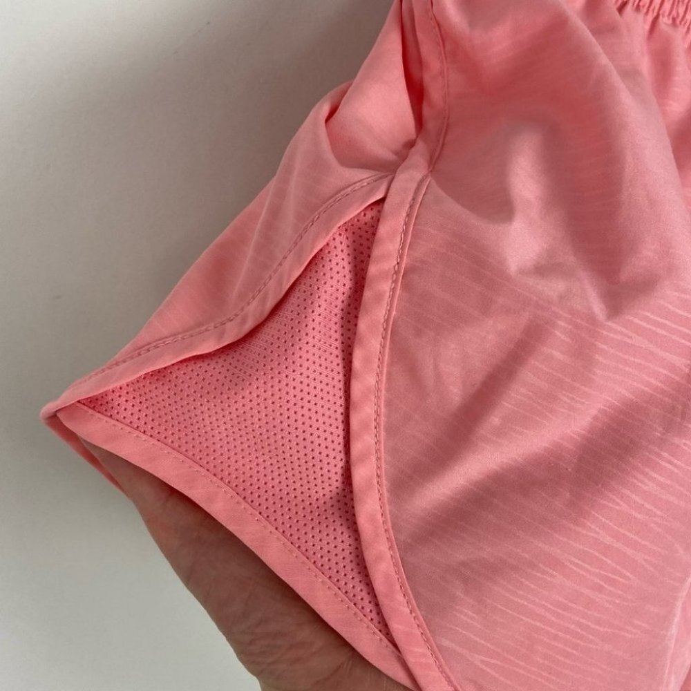 Nike High Rise Running Shorts Pink Large Modern Tempo Breathable Lightweight L - Picture 9 of 15